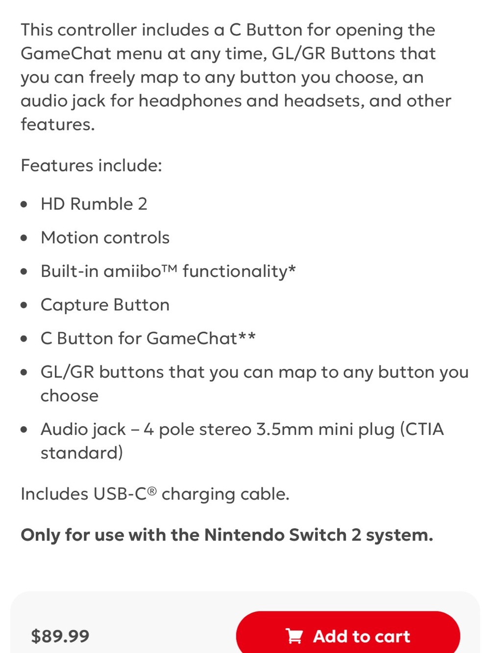 Switch 2 Pro Controller - Picture 4 of 4